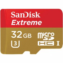 Sandisk 32GB Extreme MicroSDHC 4K UHD Memory 